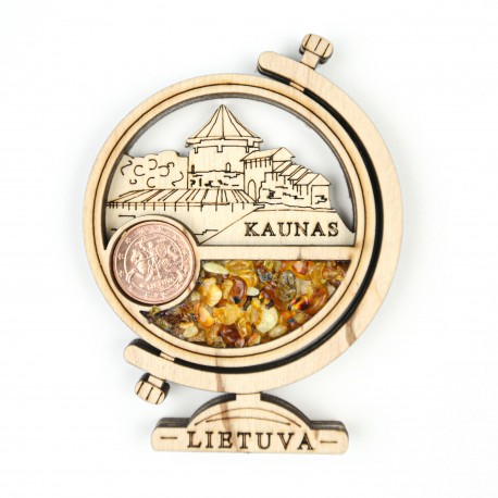 Medinis magnetas "Kauno pilis"