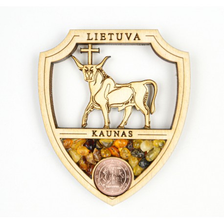 Medinis magnetukas "Kaunas"