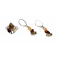 Sidabrinis gintaro žiedas